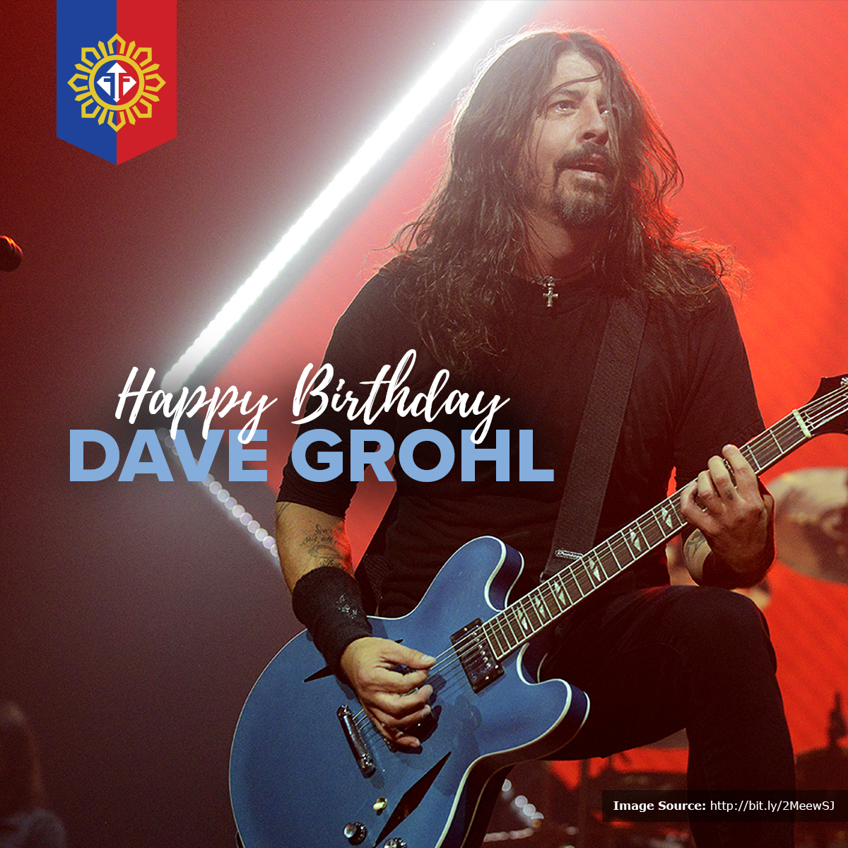 Birthday post for Foo Fighters' frontman, Dave Grohl.